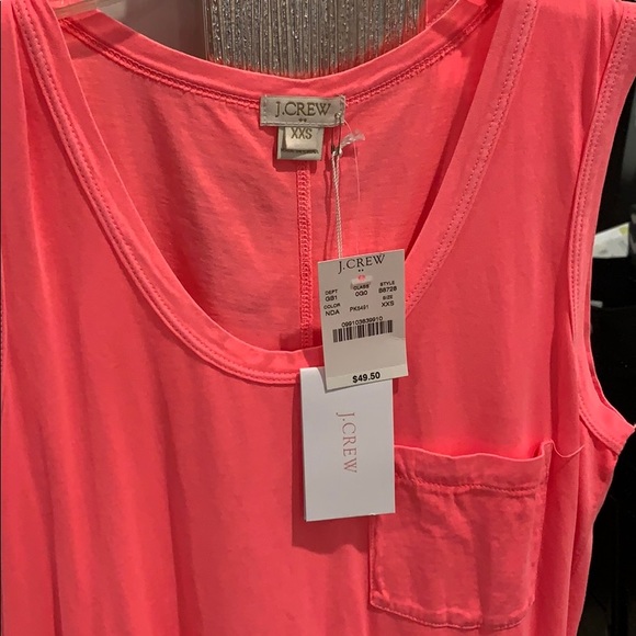 Neon pink sleeveless t shirt dress - Picture 2 of 4